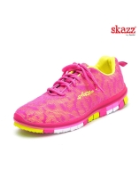 Sneakery Sansha Spicy Fuchsia Yellow W02M