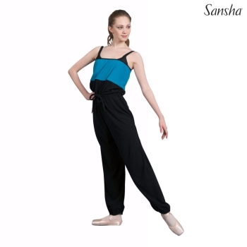 Pajac Sansha Gaby G04F turkusowy/czarny