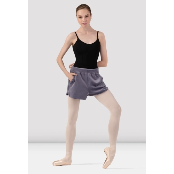 Welurowe spodenki Debby Bloch  Dusty Lavender R90007
